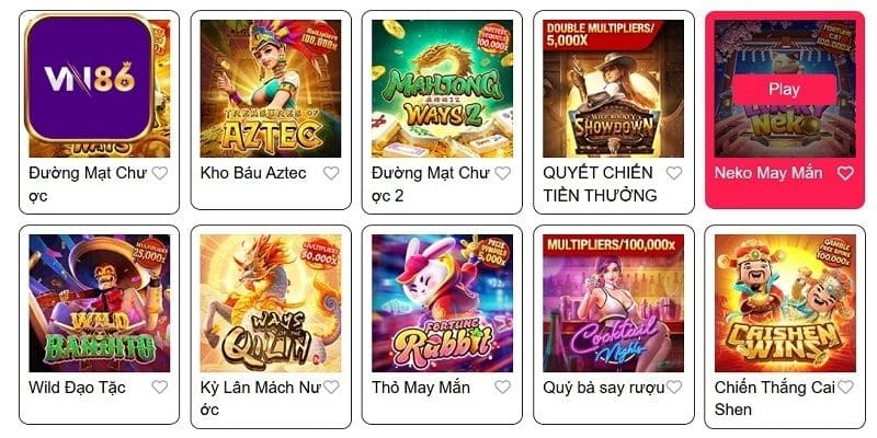 Các sảnh chơi game slot nổi bật
