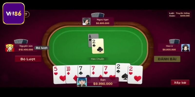 Các thuật ngữ thường gặp trong tiến lên Vn86