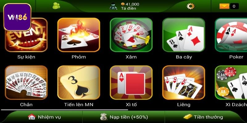 Đánh giá khi trải nghiệm tại sảnh game bài