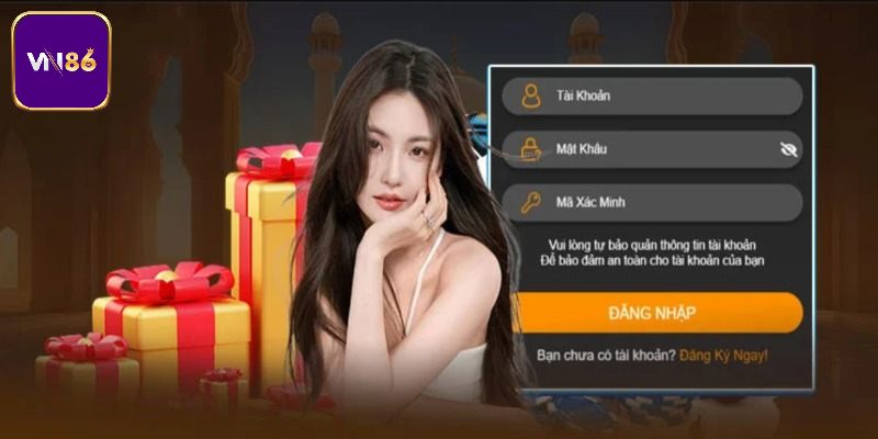 Hướng dẫn đăng nhập Vn86 trên website