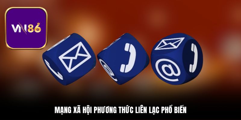Liên hệ Vn86 bằng mạng xã hội