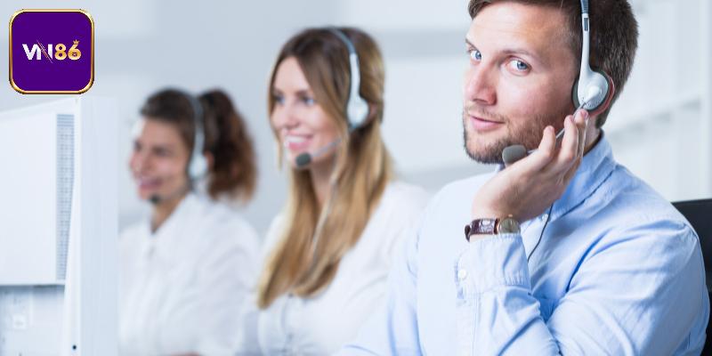 VN86 hỗ trợ các dịch vụ chăm sóc khách hàng tận tâm, hoạt động 24/7